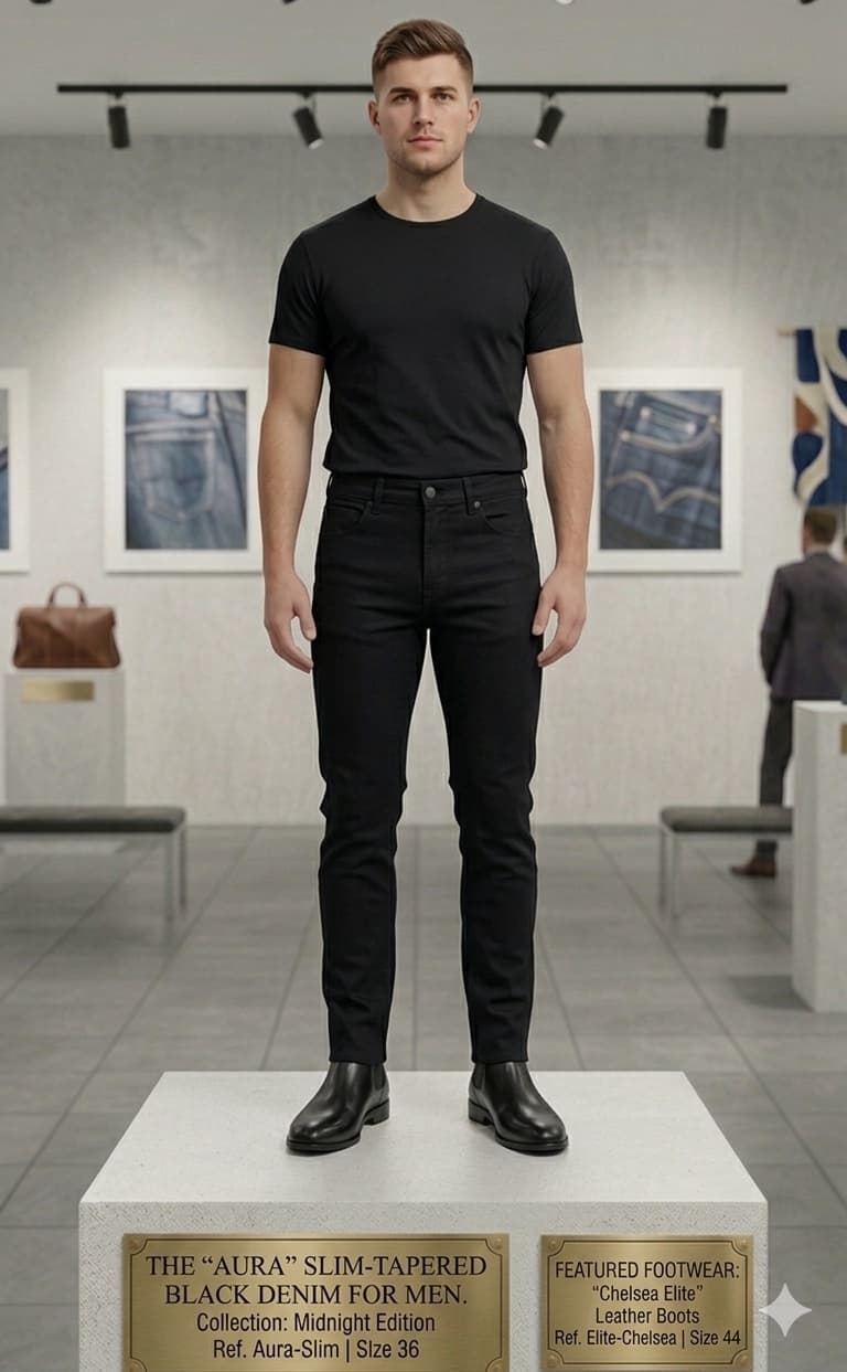 Black Denim Jeans