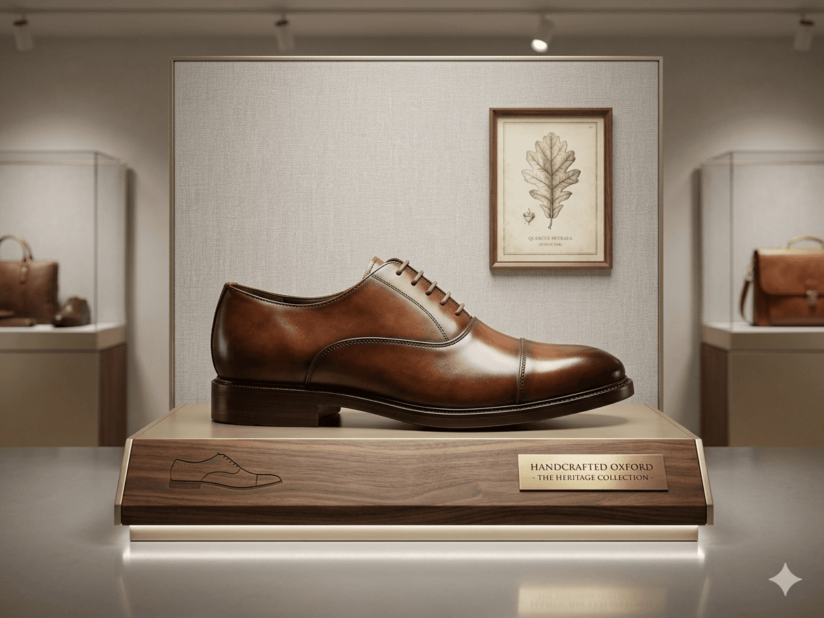 Handcrafted Oxford leather